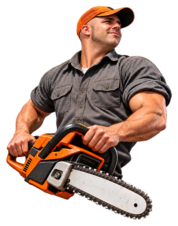 Chainsaw-wielding tree removal pro in Palm Coast, FL