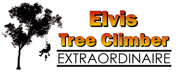 Elvis Tree Climber Extraordinaire logo - tree service in Palm Coast, FL